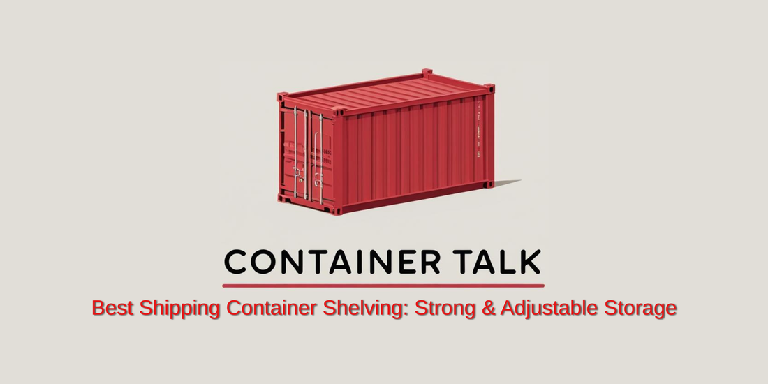 Best Shipping Container Shelving: Strong & Adjustable Storage