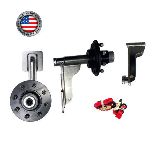 EZY Wheel Kit | 8 LUG | EZY Wheels + EZY Lift + Ratchet Straps | Wheels/Tires NOT Included