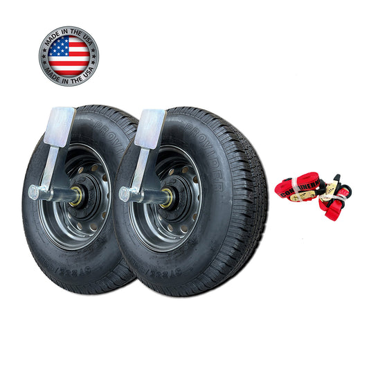 EZY Wheels Bundle | 6 LUG | EZY Wheels + Wheels/Tires + Ratchet Straps
