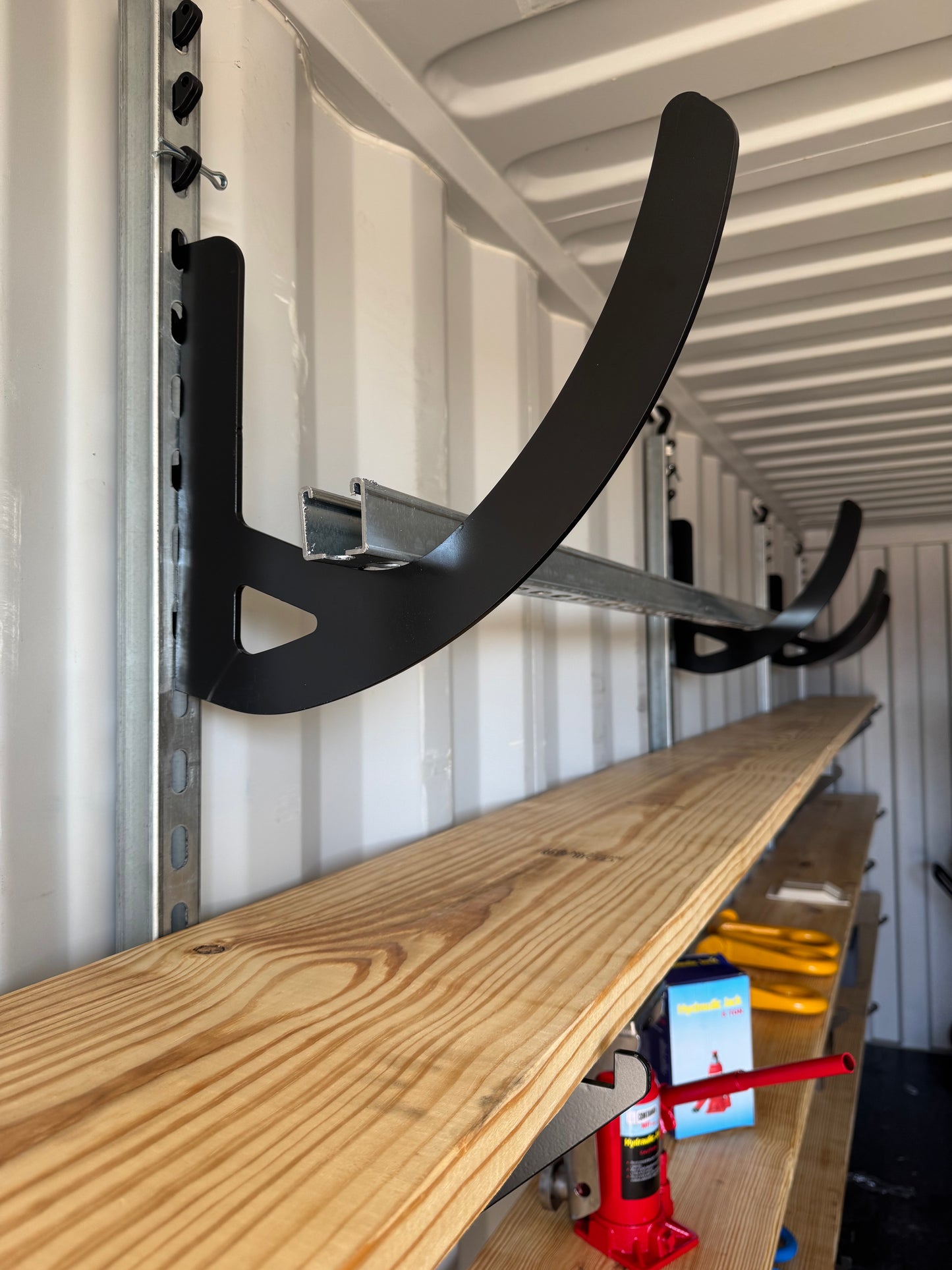 EZY Pipe Bracket | Small | Single | Unistrut and Hooks Not Included | Need Two To Complete One Shelf