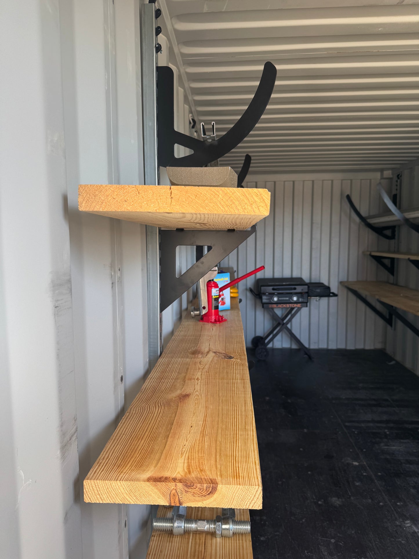 EZY Shelf Brackets | Small | 2 Pack | Unistrut and Hooks Not Included