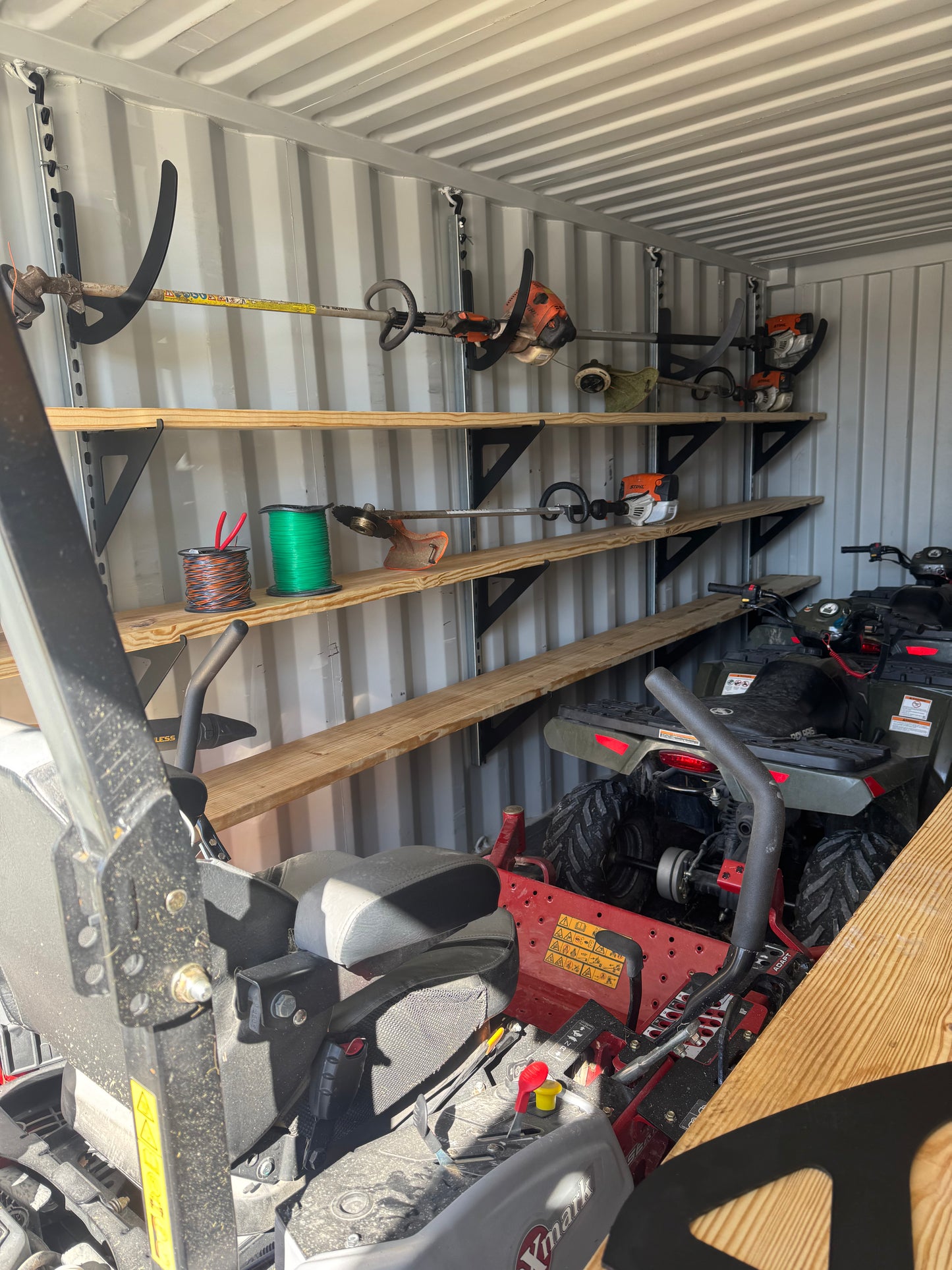 EZY Pipe Bracket | Small | Single | Unistrut and Hooks Not Included | Need Two To Complete One Shelf