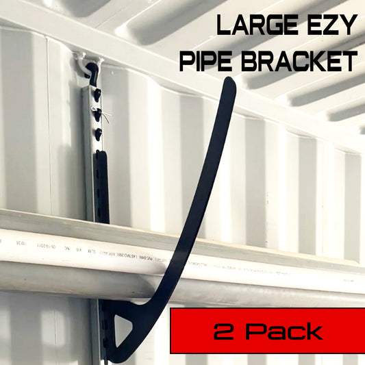 EZY Pipe Brackets | Large | 2 Pack | Unistrut and Hooks Not Included