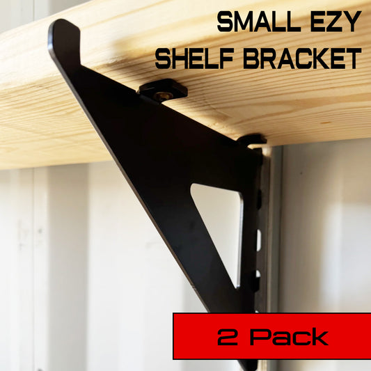 EZY Shelf Brackets | Small | 2 Pack | Unistrut and Hooks Not Included