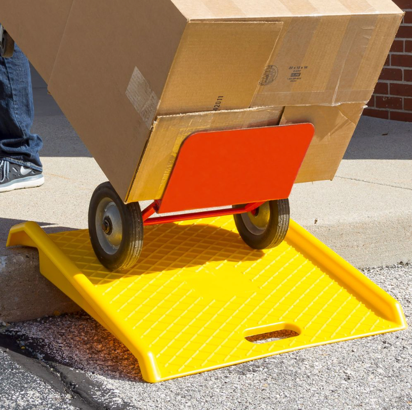Polyethylene Plastic Curb Ramp | Light Weight