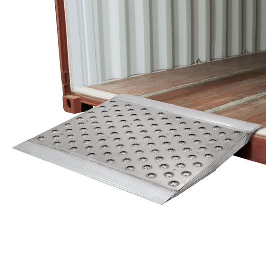 HD Ramps Punch Plate Shipping Container Ramp (36" x 36") | USA Made | 8,000 lbs Weight Capacity