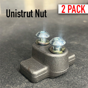 Unistrut Nut  | 2 Pack | Unistrut Not Included