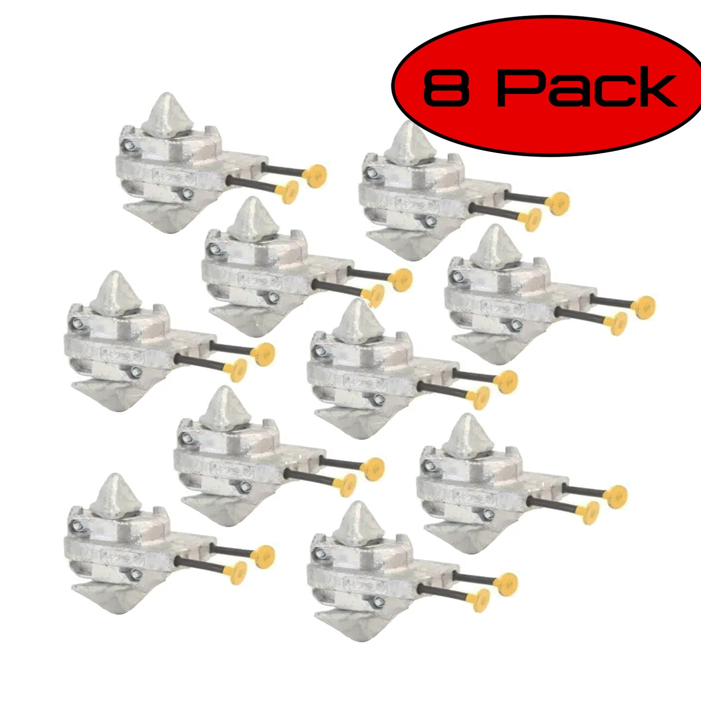 Semi Auto Twist Lock | Double Wire | 8 Pack