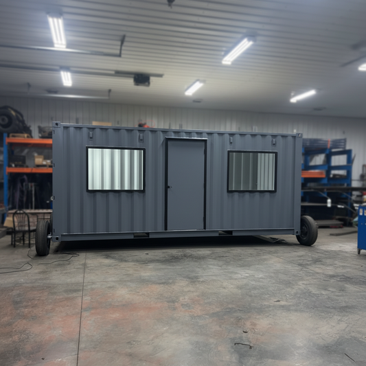 Cutting Openings in Shipping Containers