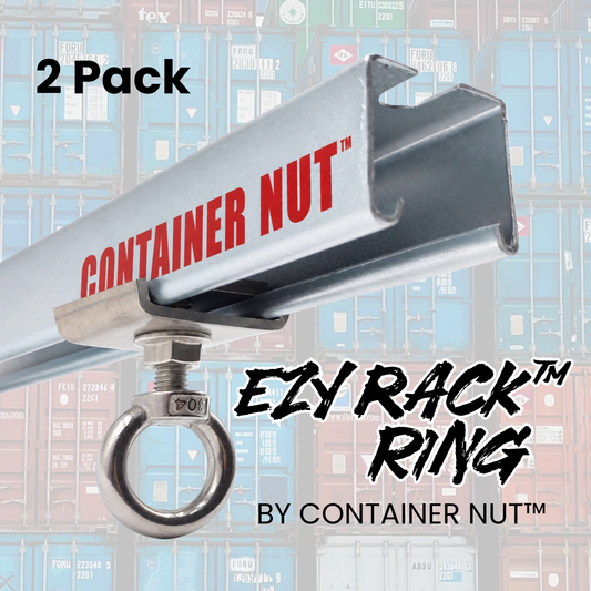 EZY Rack™ Ring – Heavy-Duty Strut Channel O-Ring Attachment | 2 Pack