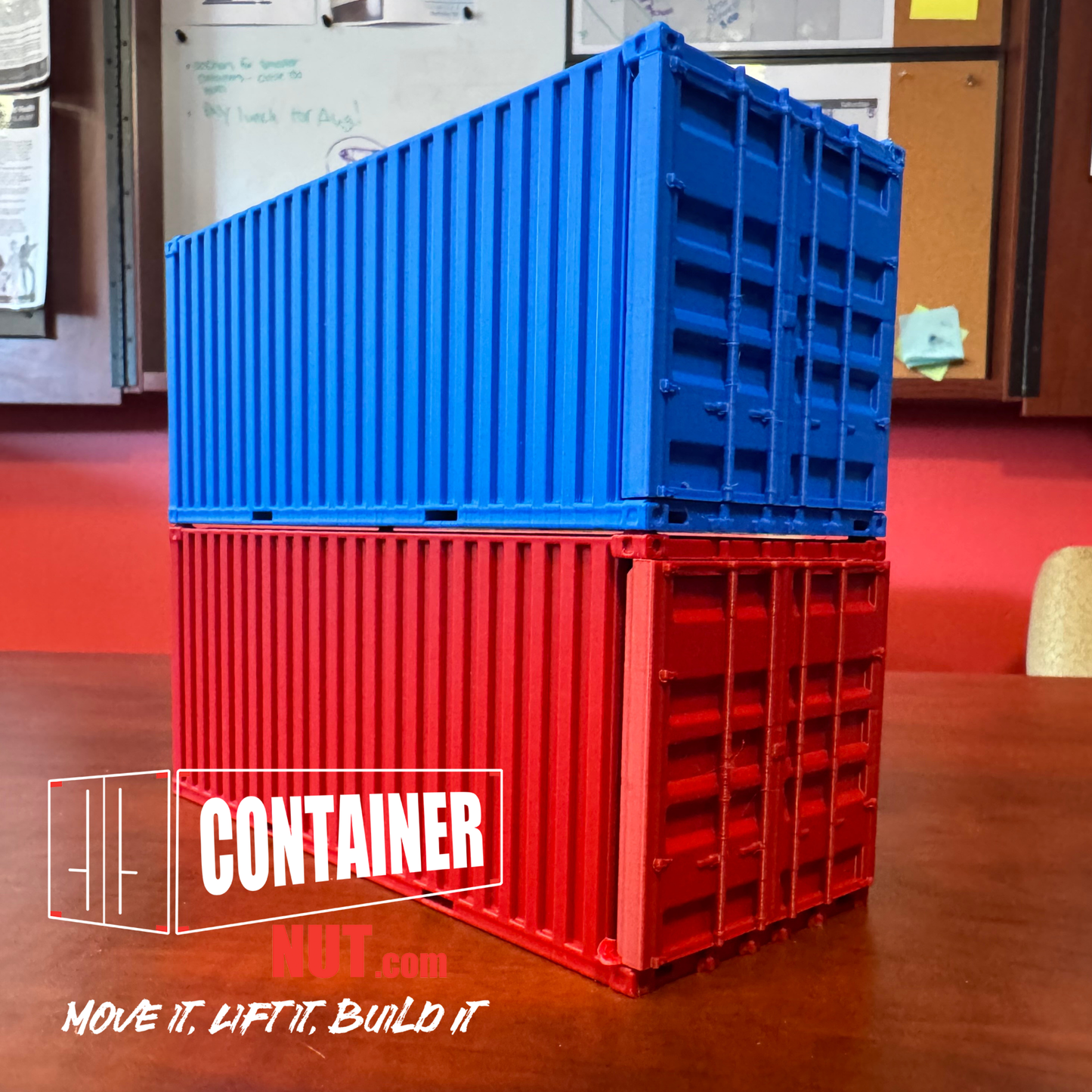 3D Printed Shipping Container Desk Drawer
