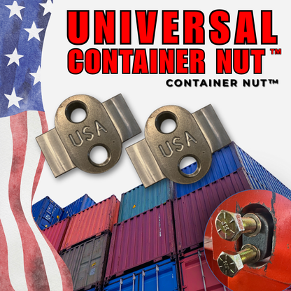Universal Container Nut™ | 2 Pack | Shipping Container Mounts