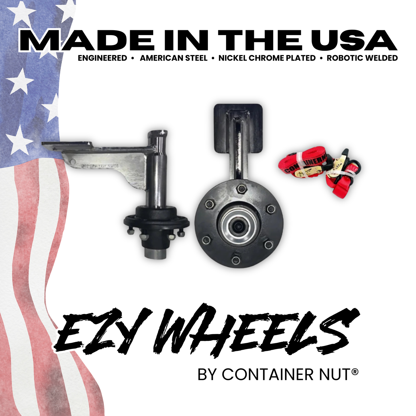EZY Wheels™ | 6 LUG + Ratchet Strap