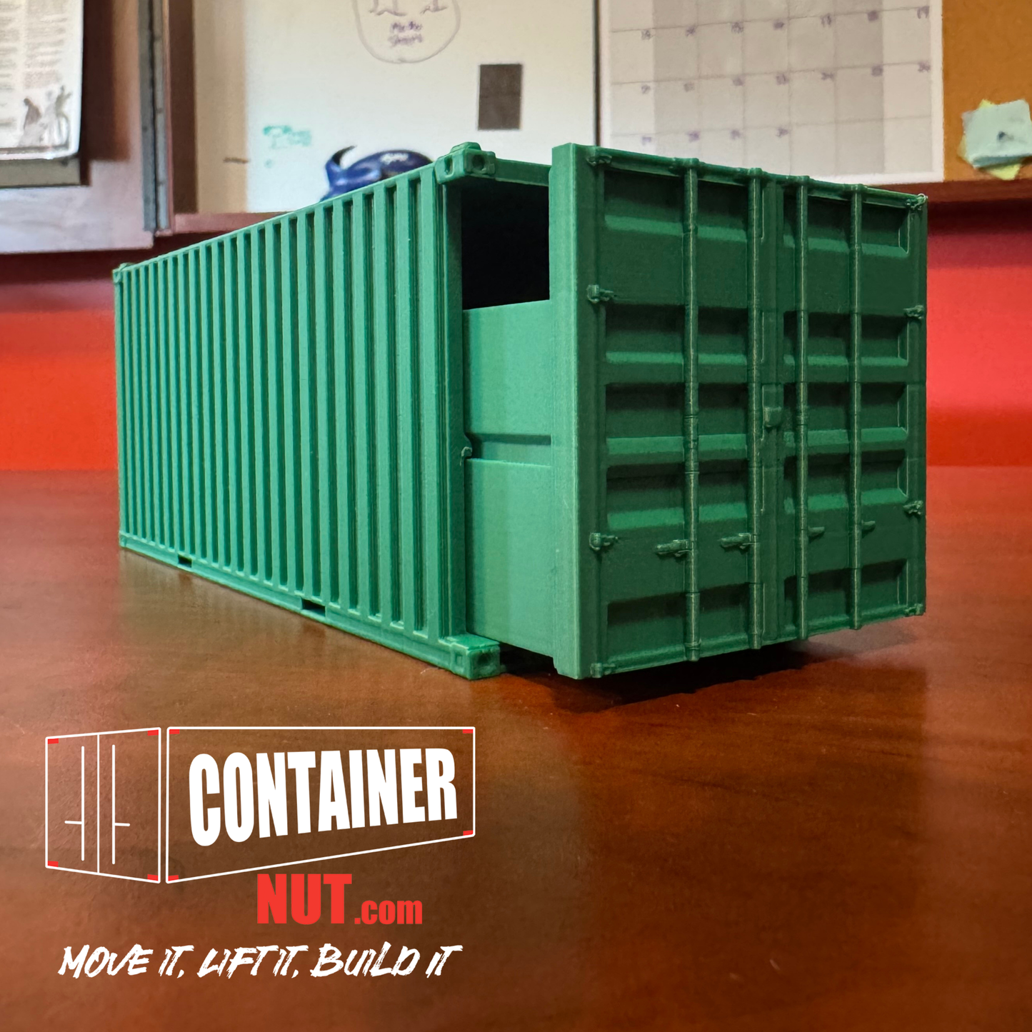 3D Printed Shipping Container Desk Drawer