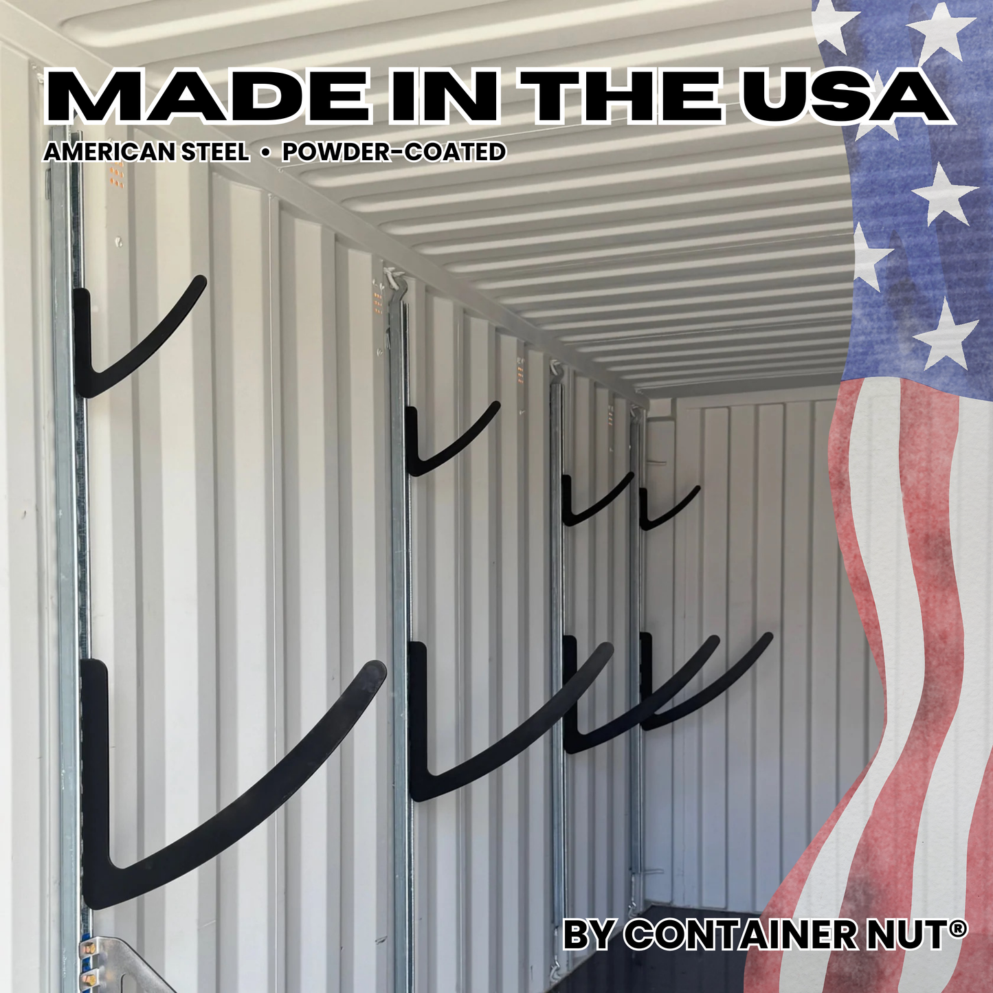 Standard EZY Pipe Bracket™ | Large | Single | Will Need Two To Complete One Shelf | Hooks and Unistrut Not Included