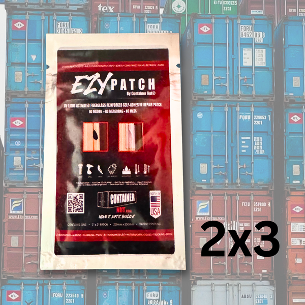 Waterproof EZY Patches for Shipping Container Maintenance