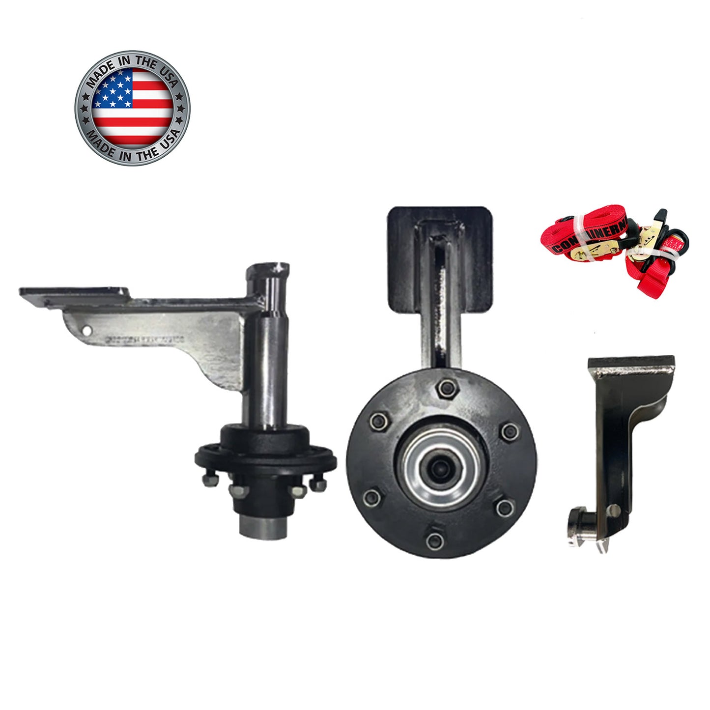 EZY Wheel Kit | 6 LUG | EZY Wheels + EZY Lift + Ratchet Straps | Wheels/Tires NOT Included