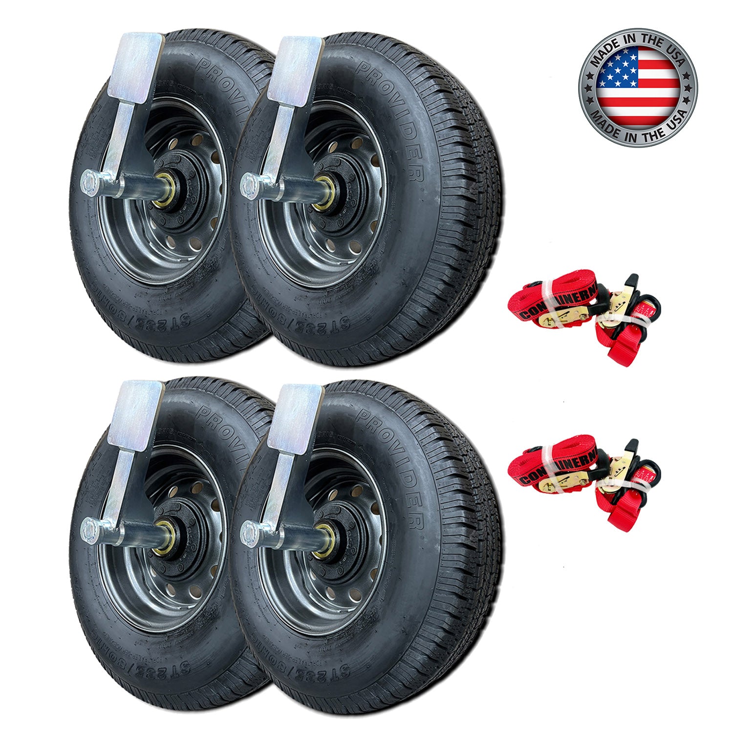 Ezys Rudas EZY Wheels™ Double Bundle | 8 Lug | 2 sets of EZY Wheels + 4 Wheels/Ti