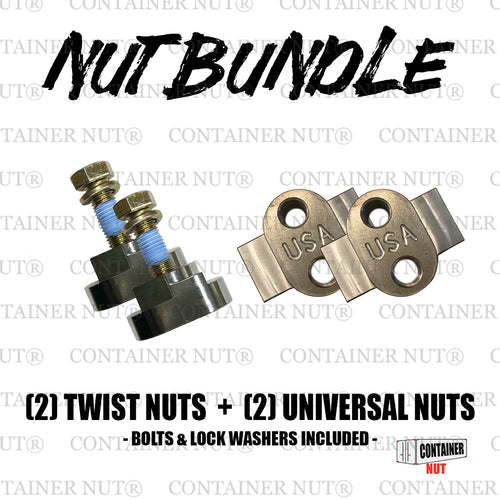NUT BUNDLE | (2) TWIST NUTS + (2) UNIVERSAL NUTS