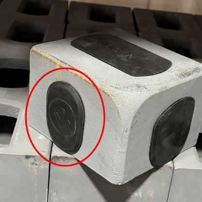 Stadium (Oval) Plug | Single | Rubber Plug for Corner Casting