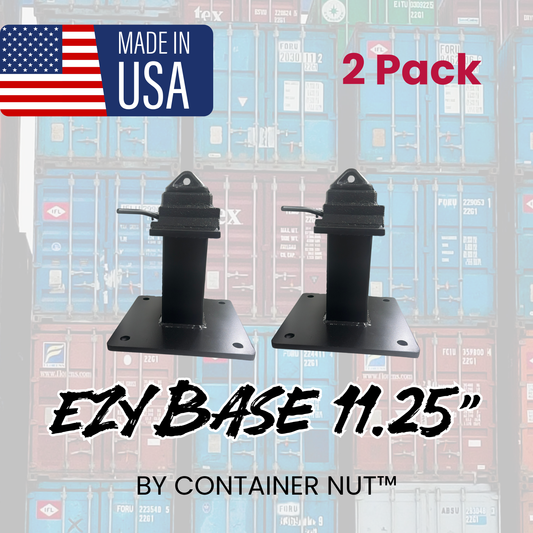 EZY Base | Shipping Container Stand | 2 Pack | 11.25" Tall