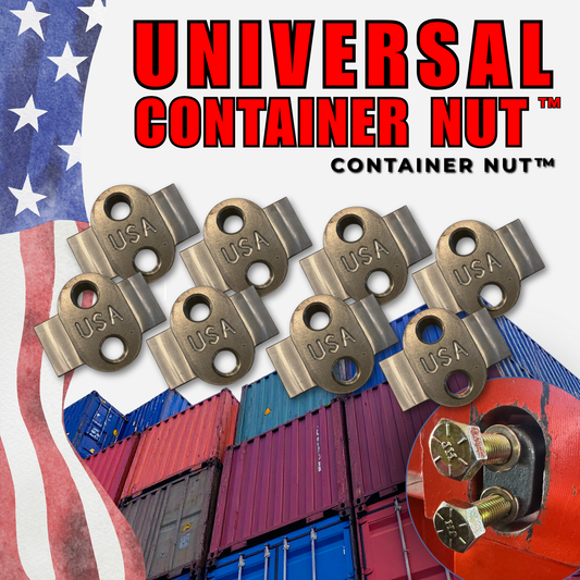 Universal Container Nut™ | 8 Pack | Shipping Container Mounts