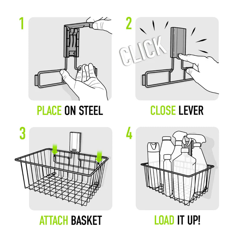Gator Magnetics® Small Utility Magnetic Basket  | 35 lbs Capacity