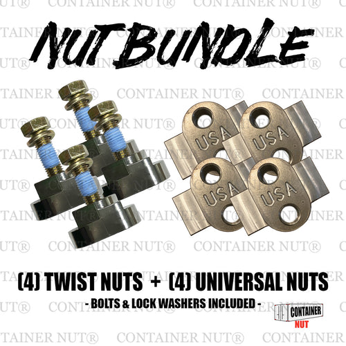 NUT BUNDLE | (4) TWIST NUTS + (4) UNIVERSAL NUTS