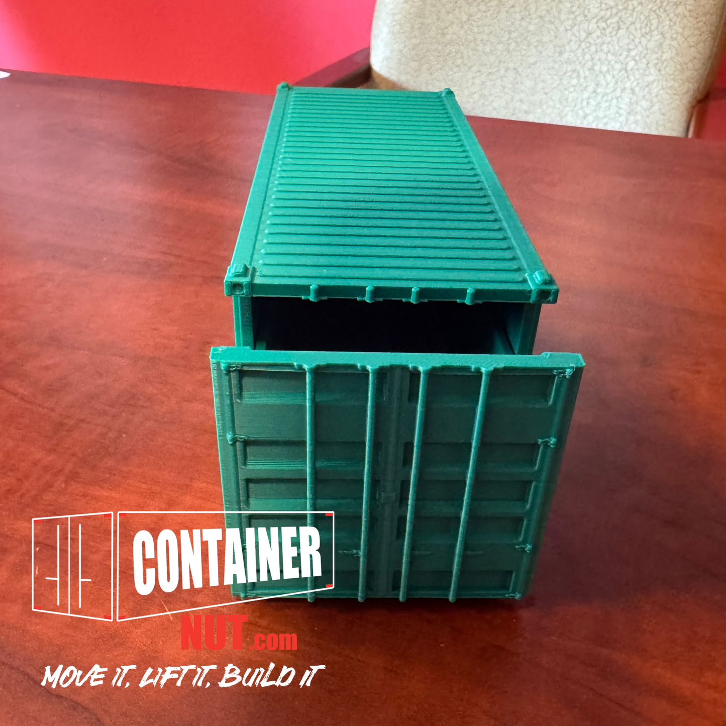 3D Printed Shipping Container Desk Drawer