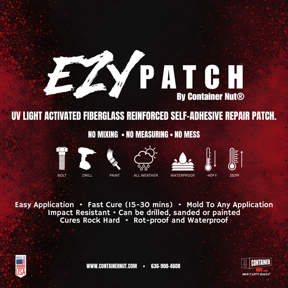EZY Patch Kit | Fix Rust, Leaks & Damage on Shipping Containers