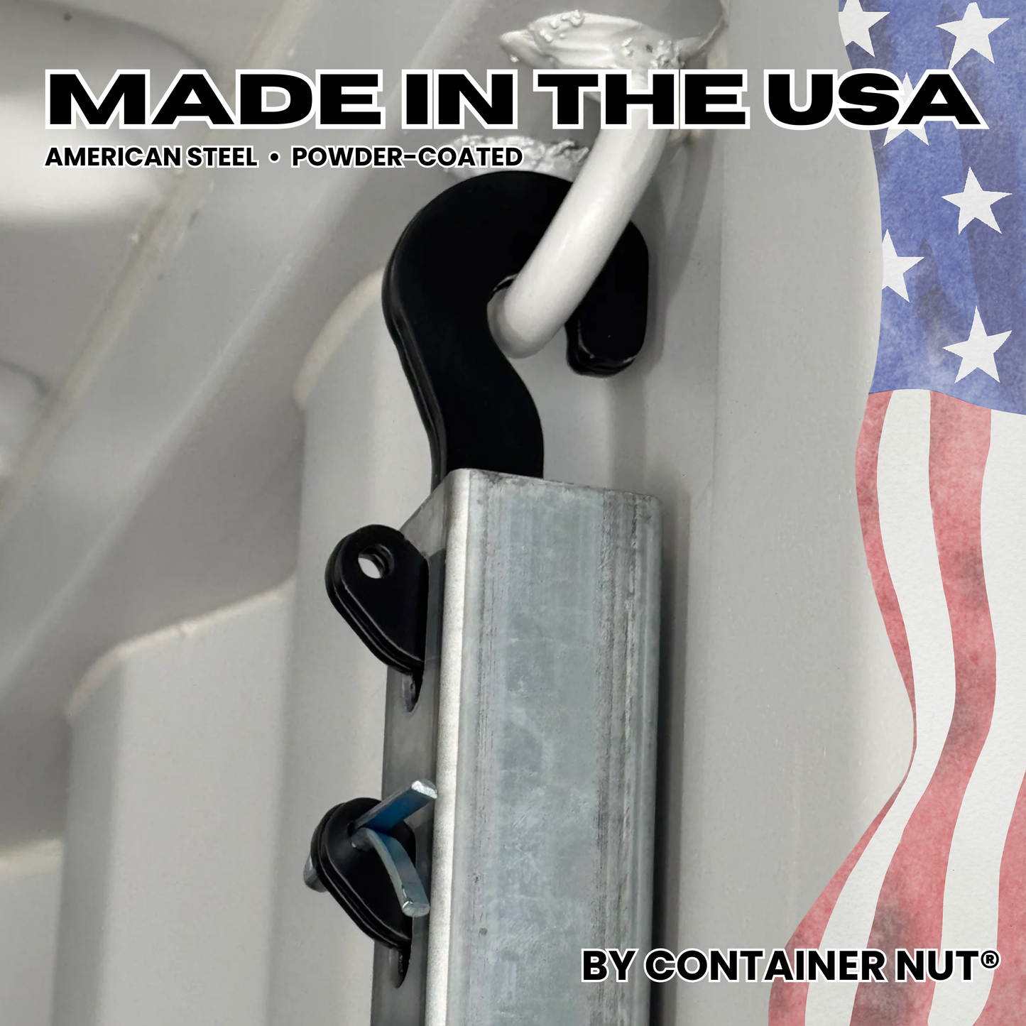 EZY Shelving Unistrut Hook™ Kit | 2 Hooks + 2 Turnbuckles | Unistrut Not Included