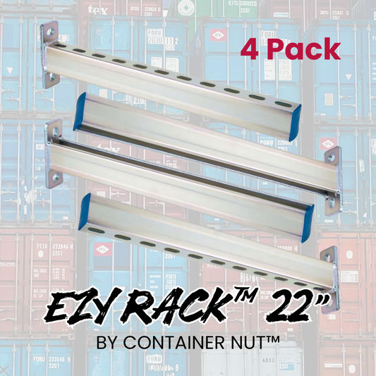 EZY Rack™ 22" Heavy-Duty Galvanized Storage & Shelving Bracket | 4 Pack