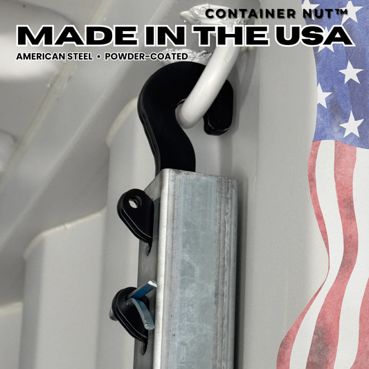 EZY Shelving Unistrut Hook™ Kit | 4 Pack | 4 Hooks + 4 Turnbuckles | Unistrut Not Included