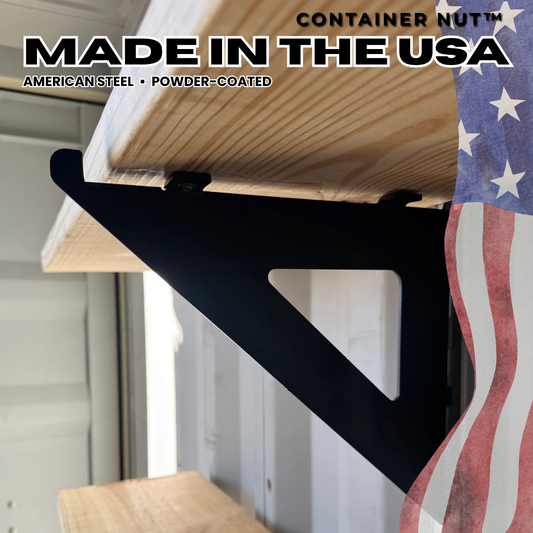 EZY Shelf Brackets™ | Small | 2 Pack | Unistrut and Hooks Not Included