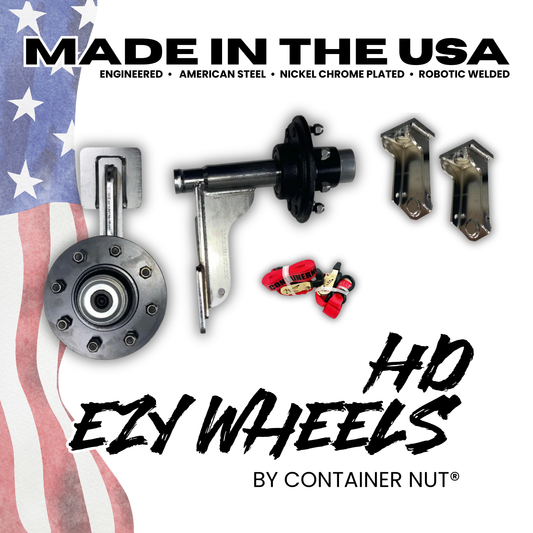 EZY Wheels™ HD Premier Kit | 8 Lug EZY Wheels + 2 HD EZY Lifts + Ratchet Straps