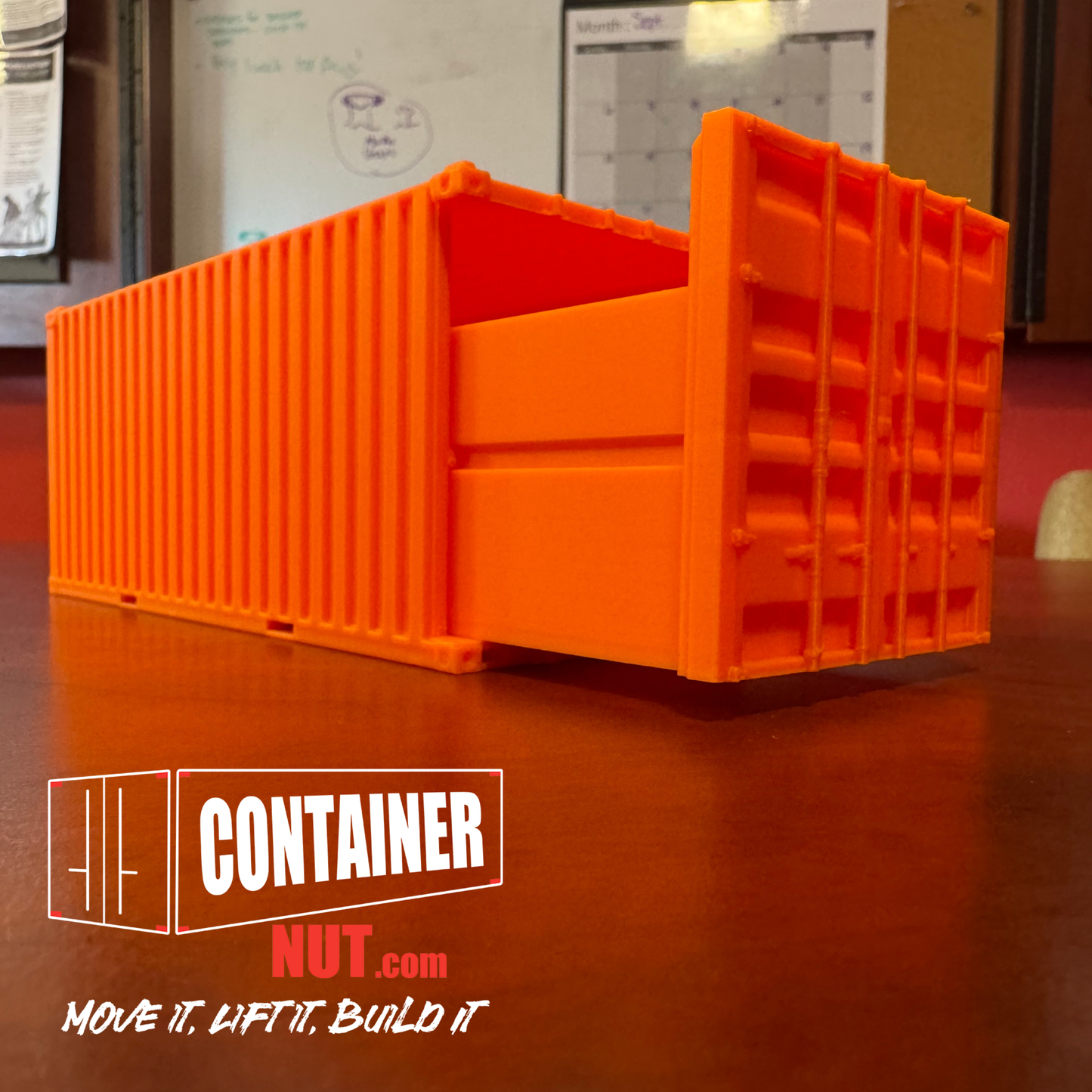 3D Printed Shipping Container Desk Drawer