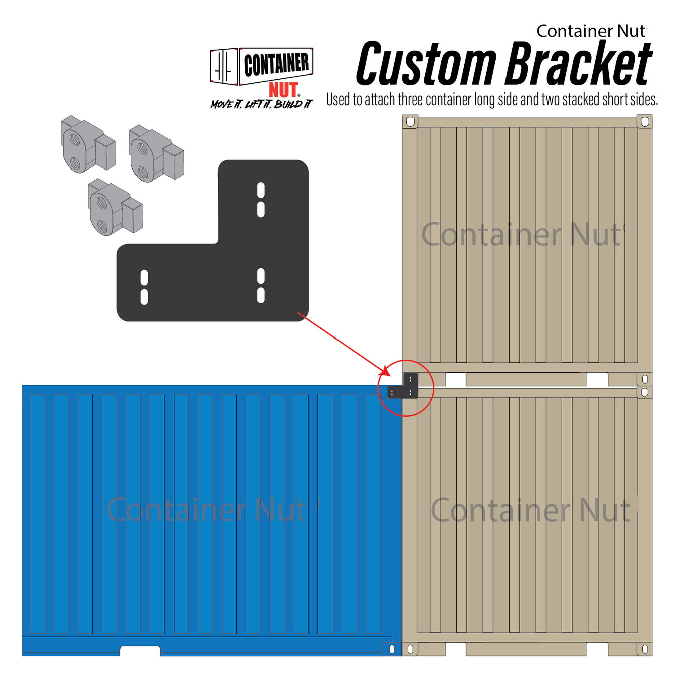 Custom Shipping Container Brackets – Made in the USA