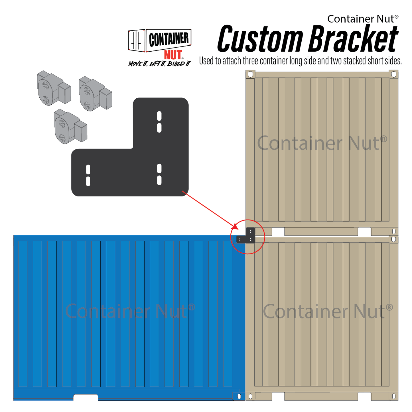 Custom Bracket | L-Shape | Bare Metal