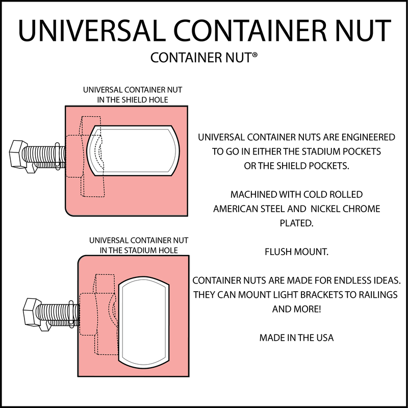 Load image into Gallery viewer, Universal Container Nut | 16 Pack | Shipping Container Mounts
