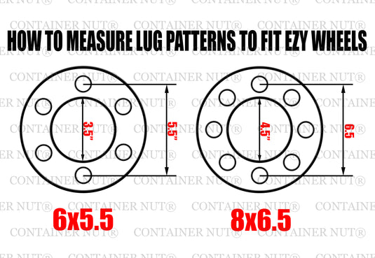 EZY Wheel | The Premier Kit | 6 Lug – Container Nut