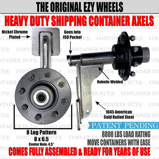 8 Lug EZY Package (EZY Wheels, Wheels/Tires, EZY Lift) - Container Nut