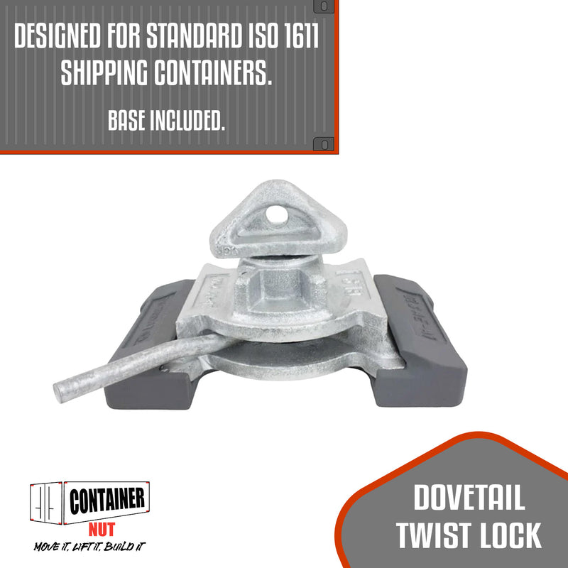 Load image into Gallery viewer, Dovetail Twistlock 45º with base | Single
