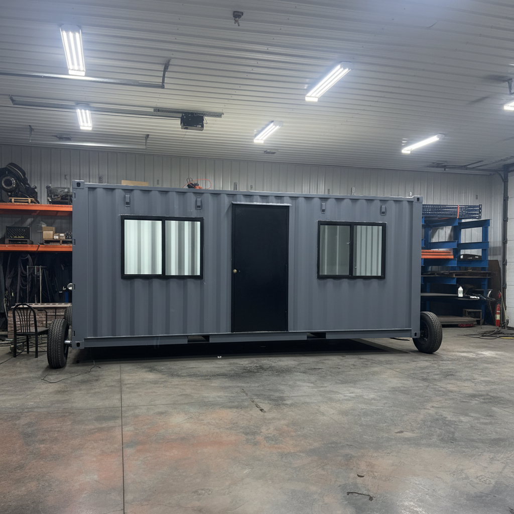 20-Foot Shipping Container Office/Cabin | Unfinished | Call for Shipping Quote