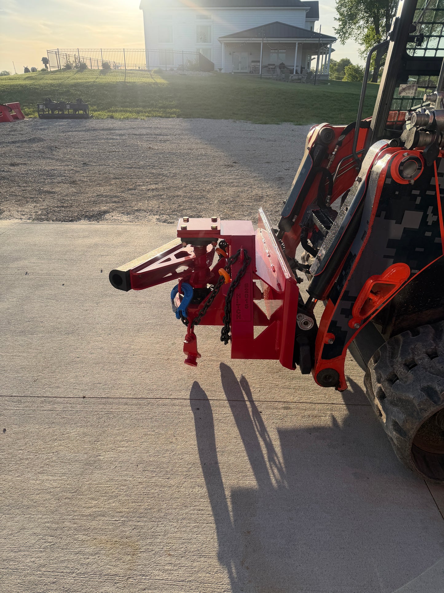 EZY Hitch™ | Shipping Container Hitch | Skid Loader Quick-Tach | Made To Order