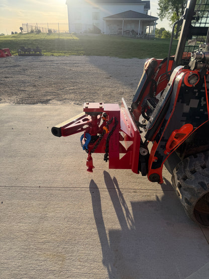 EZY Hitch™ | Shipping Container Hitch | Skid Loader Quick-Tach | Made To Order