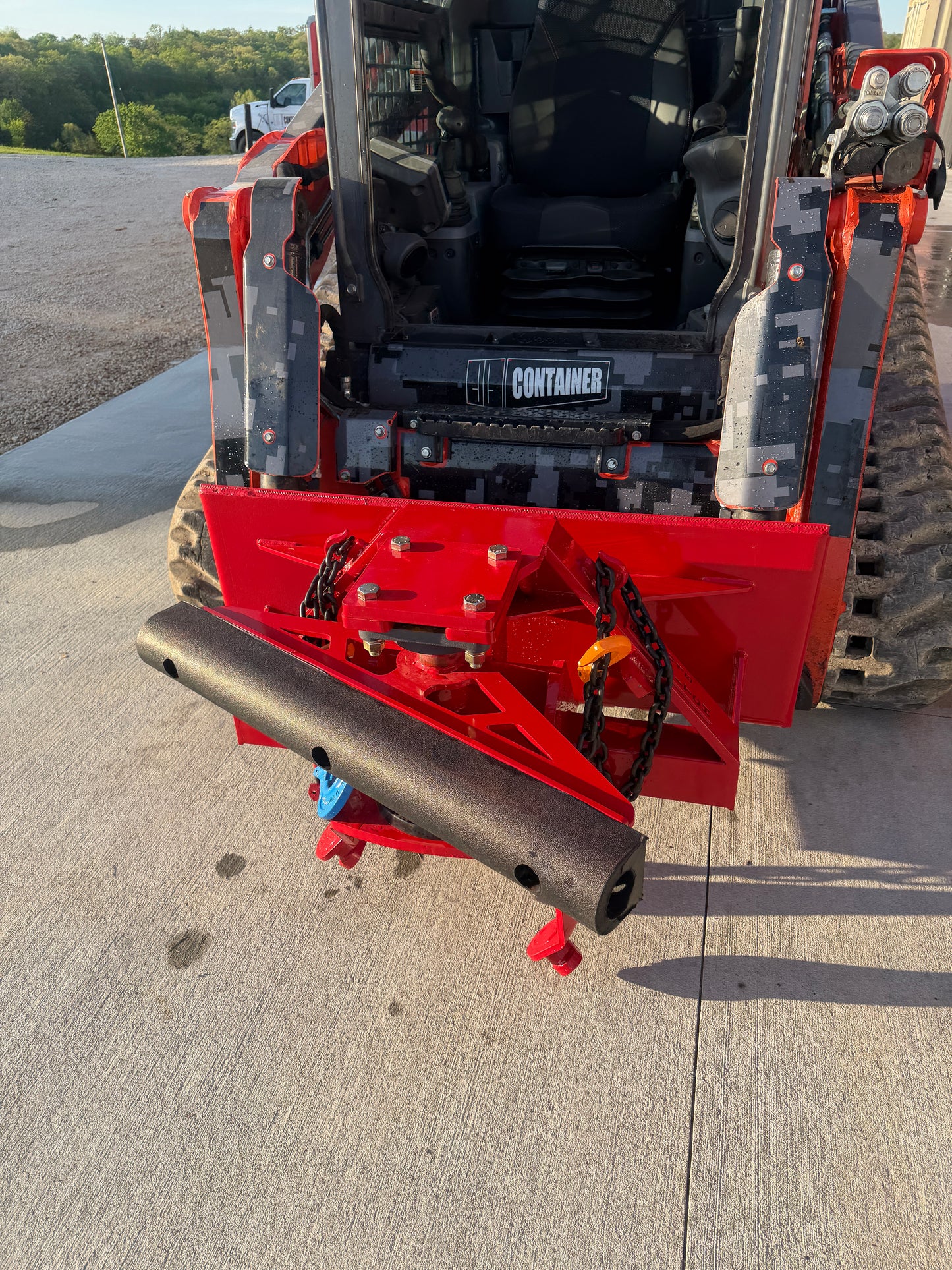 EZY Hitch™ | Shipping Container Hitch | Skid Loader Quick-Tach | Made To Order