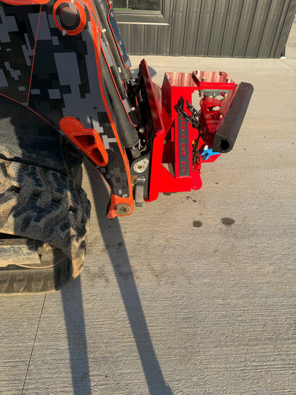 EZY Hitch™ | Shipping Container Hitch | Skid Loader Quick-Tach | Made To Order