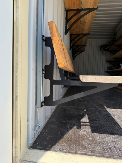 Bench Brackets | 10 Pack | Wood Not Included | Fits 40 Foot Container Length