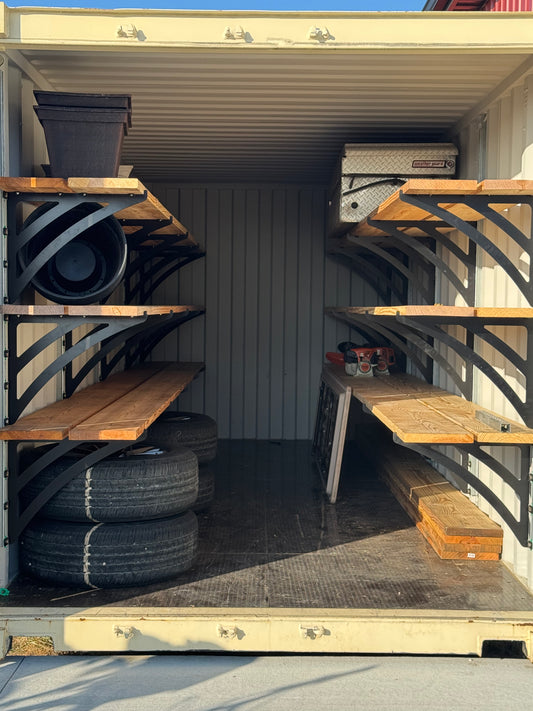 Container Chassis Storage Standard Container EZY Shelving | Container Storage