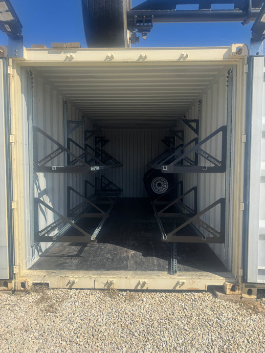 EZY Tire Bracket Kit + 20 Foot Container | Shipping NOT included.